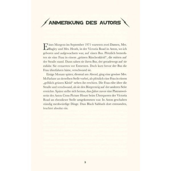 Hannibal Verlag Into The Void Geezer Butler