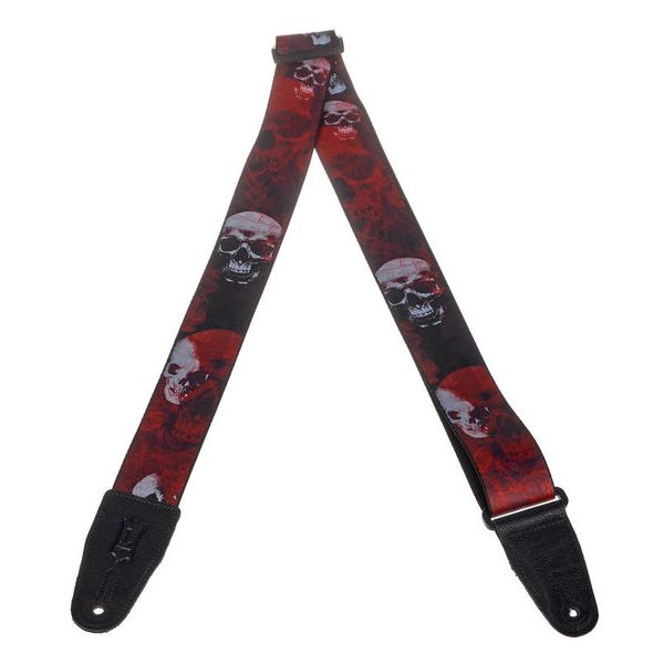 Levys Poly Print Strap 2" Skull