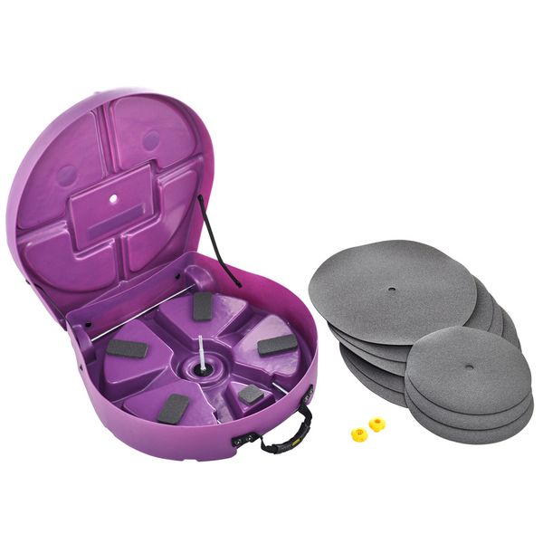 Hardcase 22" Cymbal Case Purple