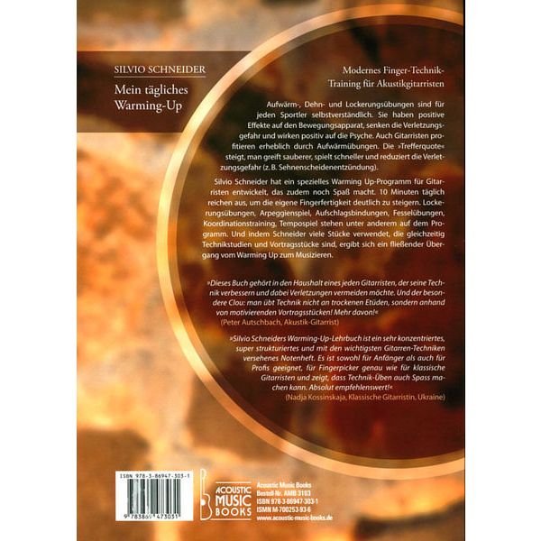 Acoustic Music Books Mein tgliches Warming -Up