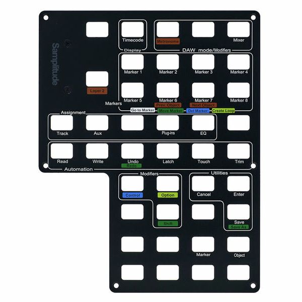 Icon QCon Pro X Panel Samplitude