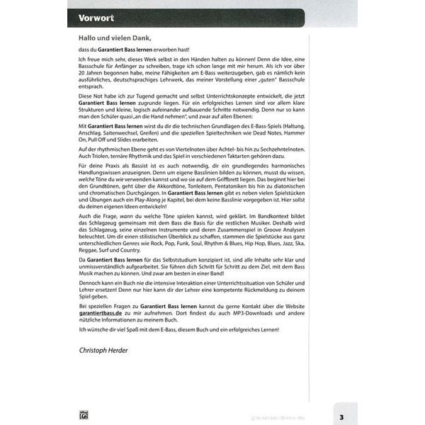 Alfred Music Publishing Garantiert Bass lernen
