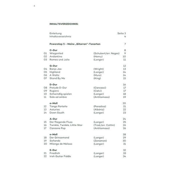 Edition Dux Play Guitar Powersteps 2