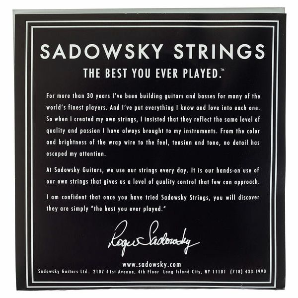 Sadowsky Black Label SBS 45-105