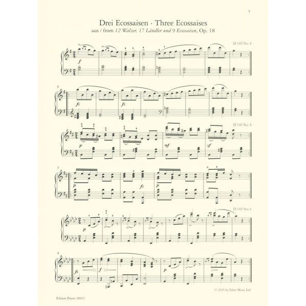 Edition Peters Schubert Meisterwerke