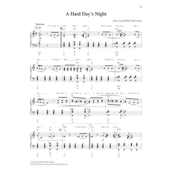 Holzschuh Verlag Akkordeon Pur Beatles 2