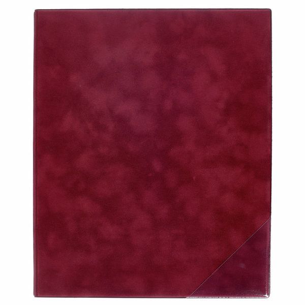 ge-gra-Muster Music Folder Scarlett Bordeaux