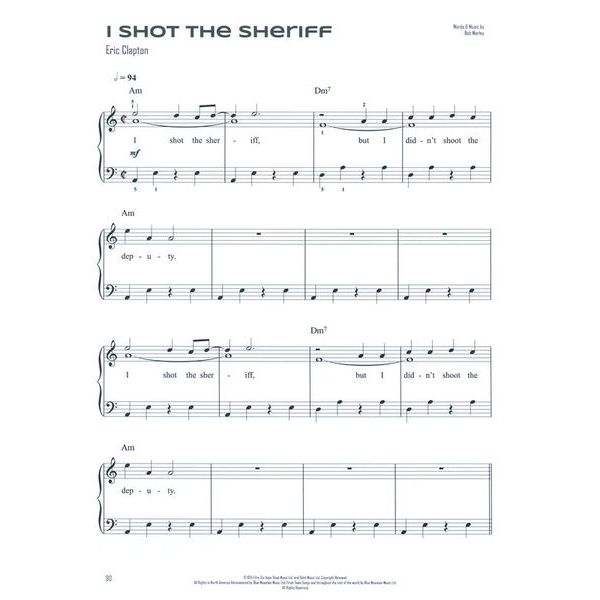 Bosworth Die ersten 50 Popsongs Klavier