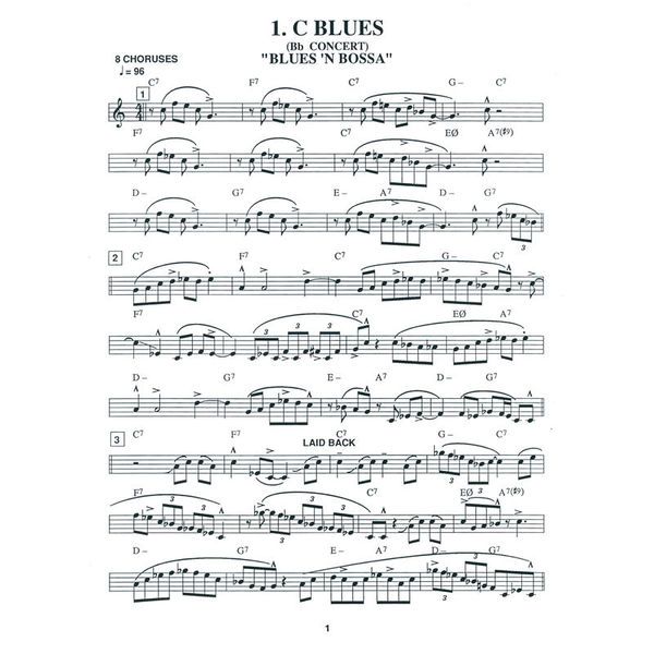 Jamey Aebersold Niehaus Plays The Blues Bb