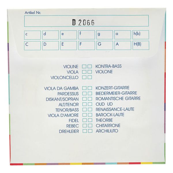 Kürschner D2066 Tenor / Bass Gamba Str.