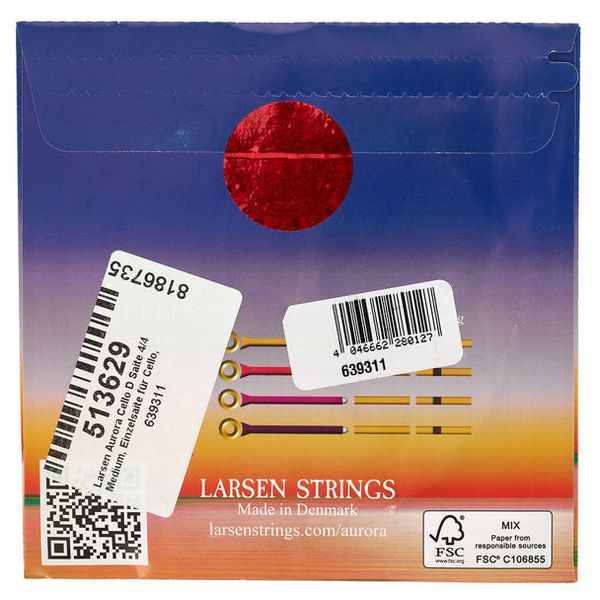 Larsen Aurora Cello D String 4/4 Med.