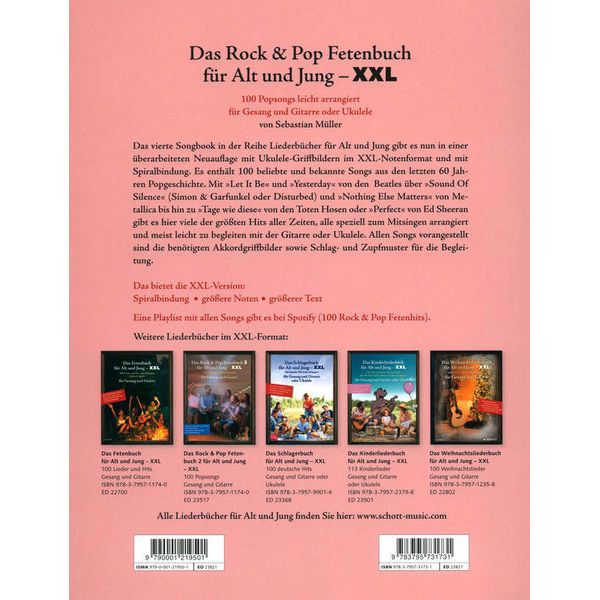 Schott Rock & Pop Fetenbuch XXL