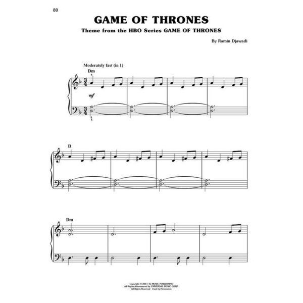 Hal Leonard First 50 Film & TV Hits Piano