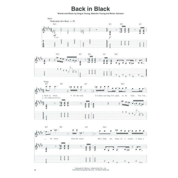 Hal Leonard Guitar Play-Along AC/DC Class