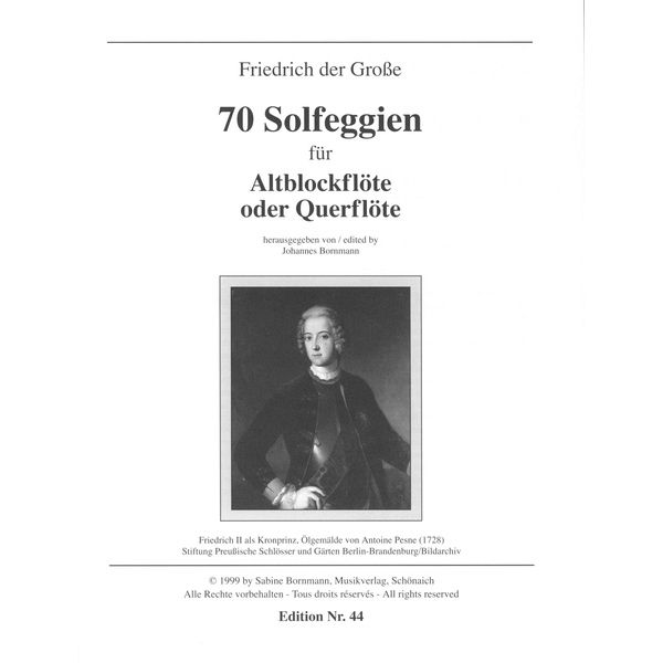 Johannes Bornmann 70 Solfeggien