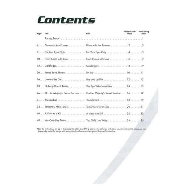 Alfred Music Publishing James Bond Collection Guitar