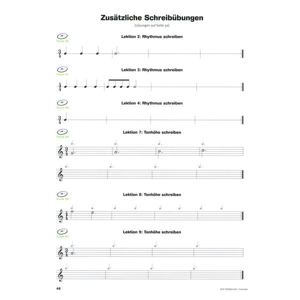 De Haske Hören Lesen Schule 3 Trumpet