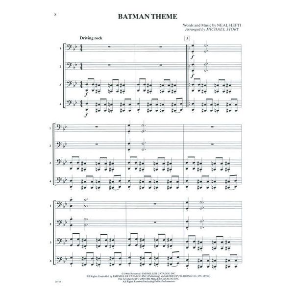 Alfred Music Publishing Pop Quartets For All Trombone