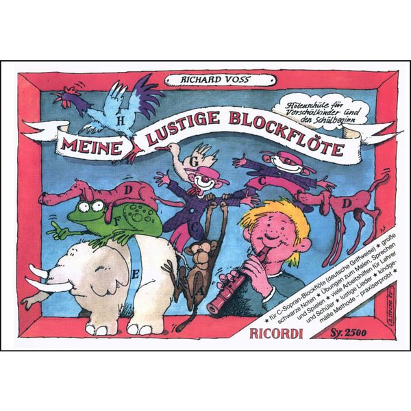 Ricordi Lustige Blockflöte 1 Deutsch