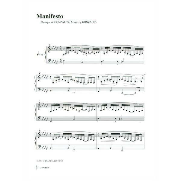 Editions Bourges Chilly Gonzales Note Vol. 2