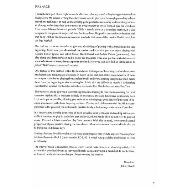 Schott The Saxophone Method 1