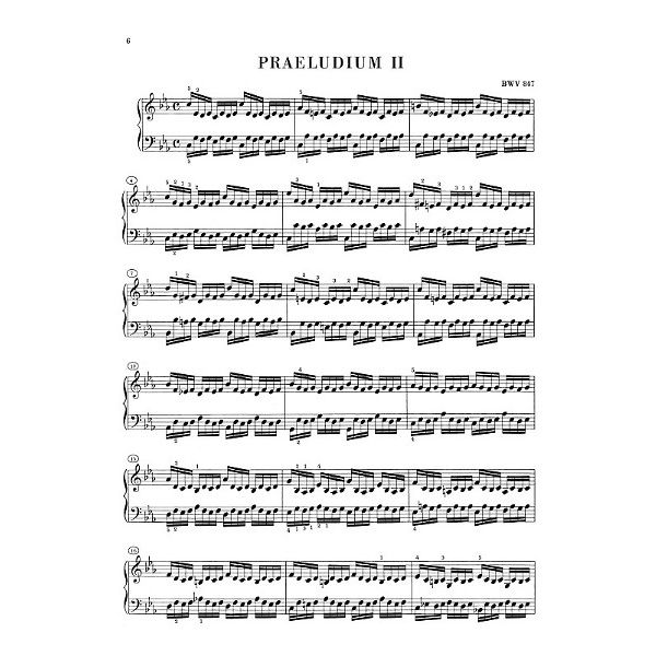 Henle Verlag Bach Wohltemperiert Klavier I