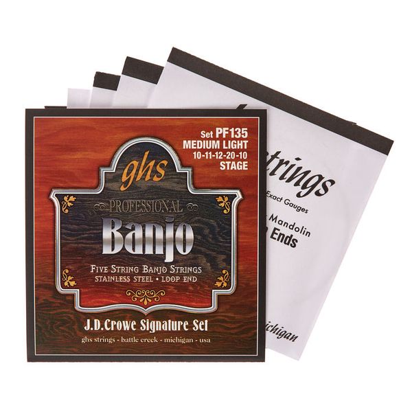 GHS PF135 JD Crowe Banjo Set