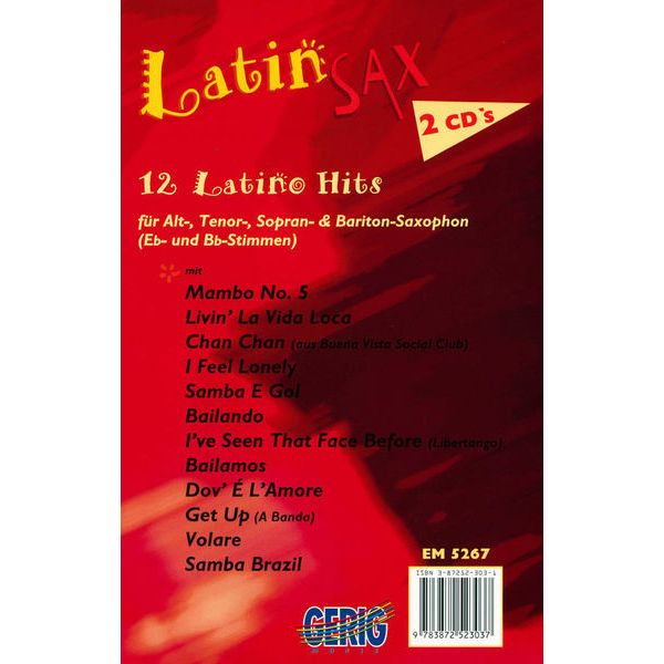 Gerig Musikverlag Latin Sax