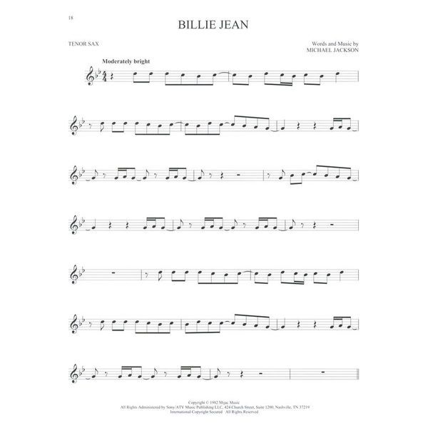 Hal Leonard 101 Popular Songs T-Sax