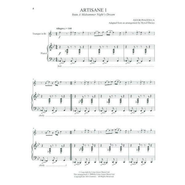 Boosey & Hawkes 25 Piazzolla Tangos Trumpet