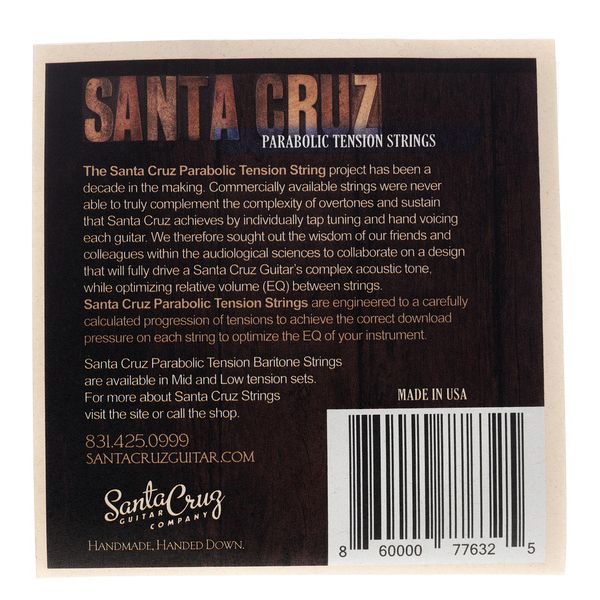 Santa Cruz Parabolic Strings Baritone Low