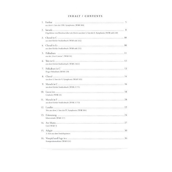 Doblinger Musikverlag Anton Bruckner for Orgel