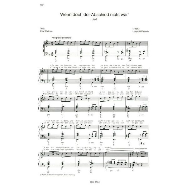 Sikorski Musikverlage Das groe Stimmungsliederalbum