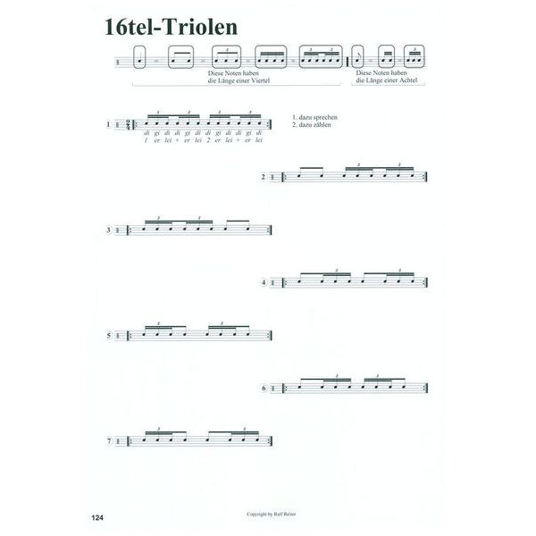 Ralf Reiter bungen für kleine Trommel