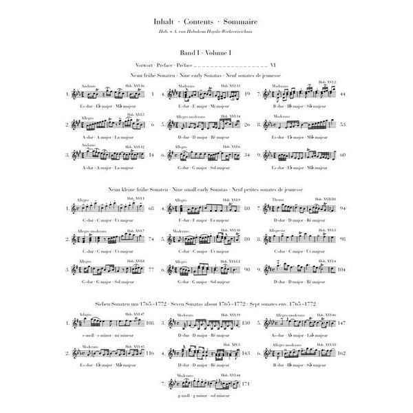 Henle Verlag Haydn Klaviersonaten 1