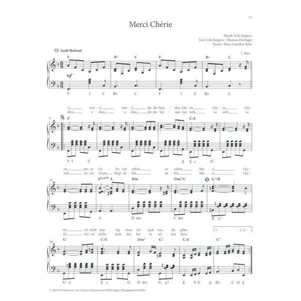 Holzschuh Verlag Schlager & Chansons 50er