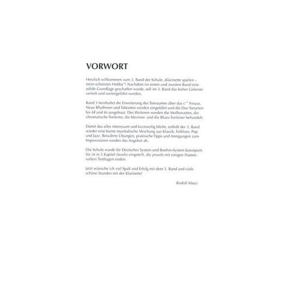 Schott Klarinette Spielen Hobby 3