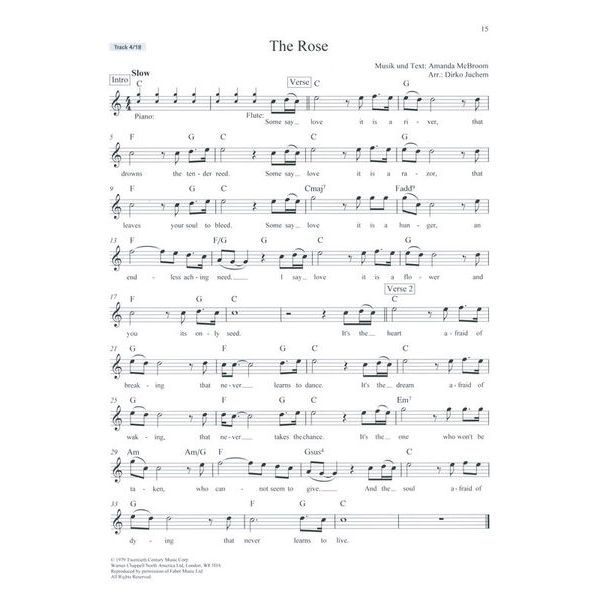 Schott Love Ballads Flute