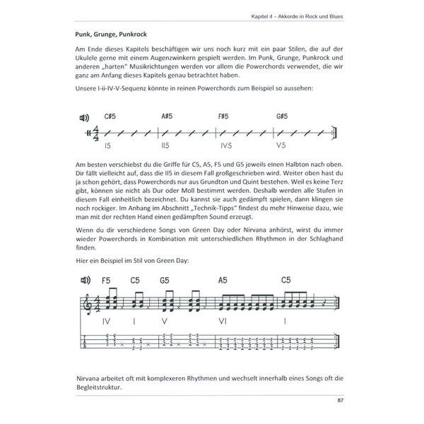 Elisabeth Pfeiffer  Pop- und Rock Ukulele Akkorde