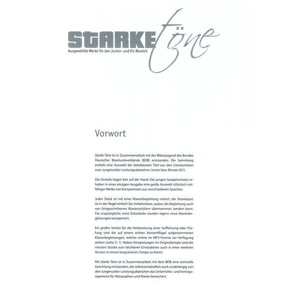 De Haske Starke Töne A-Sax