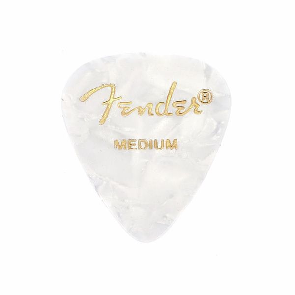 Fender White Pearloid Pick Set M