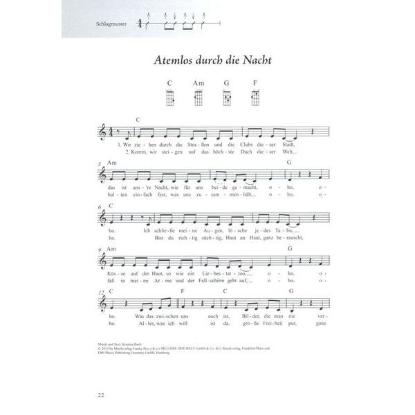 Schott Schlagerbuch Alt und Jung Uku