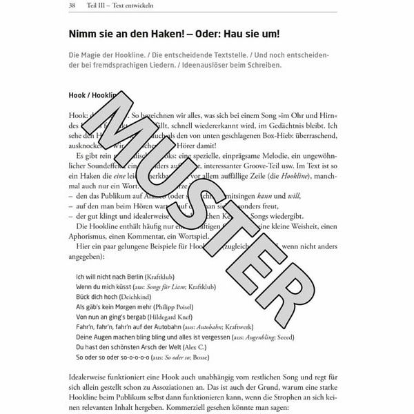 Schott Songtexte Schreiben