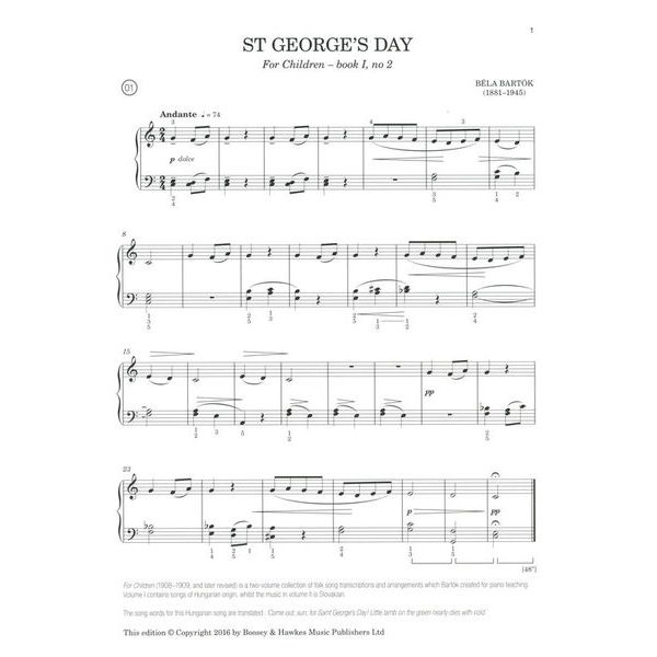 Boosey & Hawkes Bartok Piano Collection 1