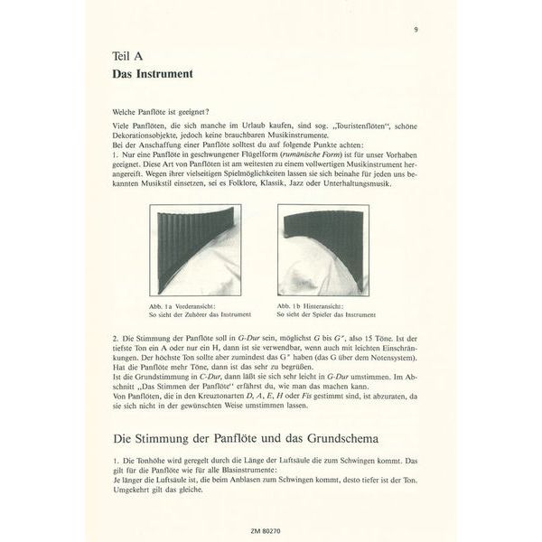 Zimmermann Verlag Schule für Panflöte