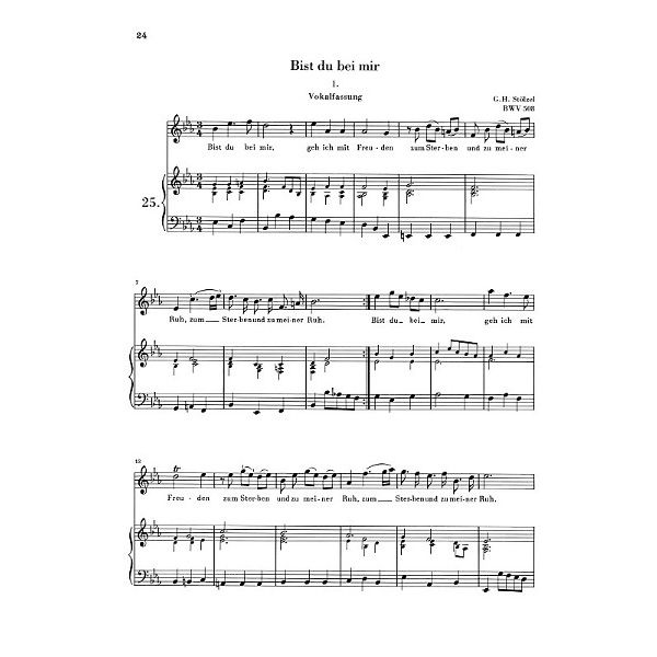 Henle Verlag Bach Notenbüchlein