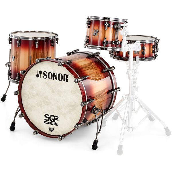 Sonor SQ2 1up1down Candy Red over AM