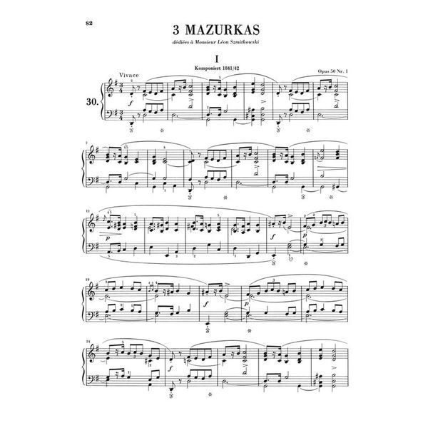 Henle Verlag Chopin Mazurken