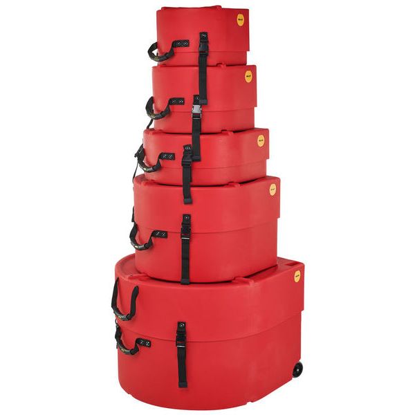 Hardcase HRockFus3 F.Lined Set Red