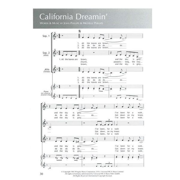 Novello & Co Ltd. Just Voices Popular Favourites